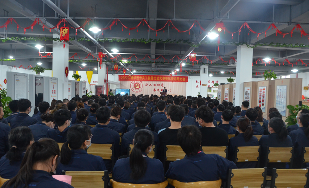 公司舉行技能比武大賽暨師帶徒總結大會(huì )(圖1)